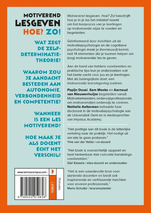 Motiverend lesgeven. Hoe? Zo!