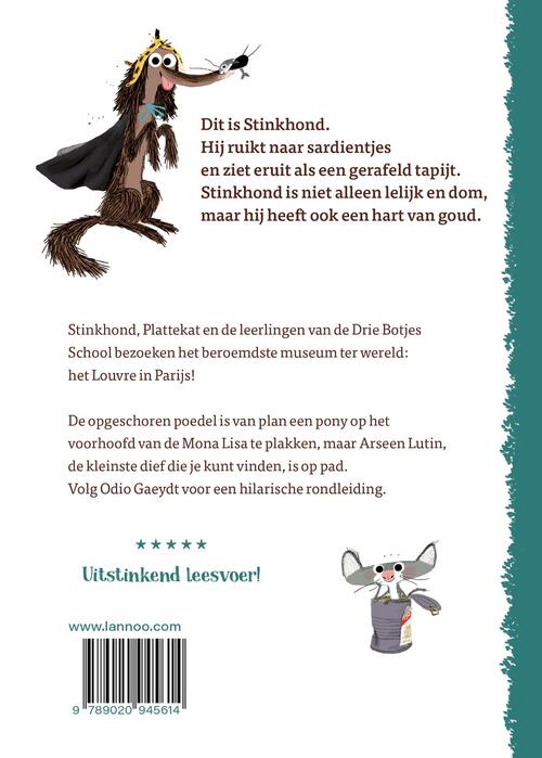 Stinkhond in het museum