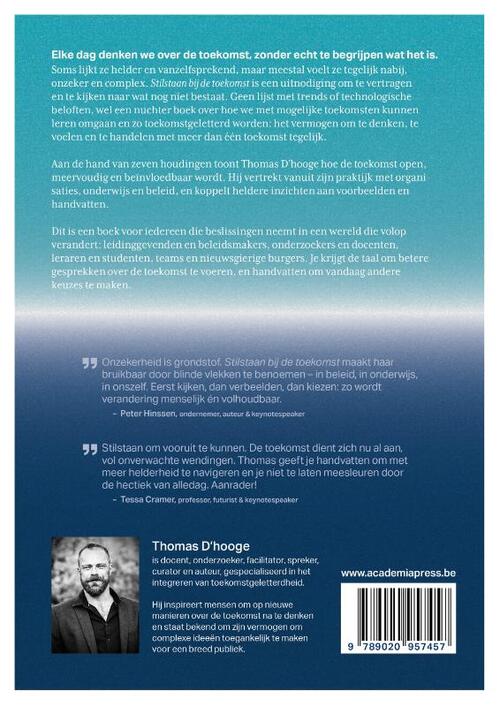 Stilstaan bij de toekomst