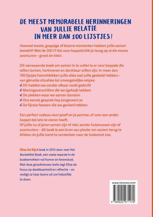 Did it list voor koppels: maak jullie reverse bucketlist