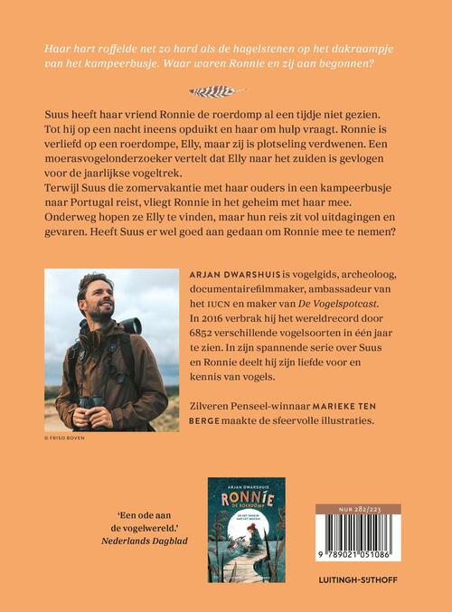 Ronnie de roerdomp slaat zijn vleugels uit