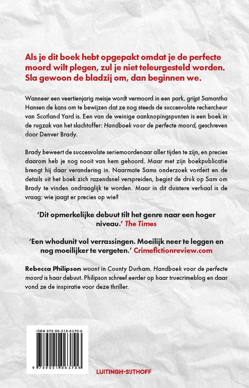 Perfecte Handboek voor de perfecte moord, Rebecca Philipson | eBook ...