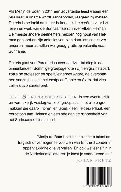 Het Surinamedagboek, Merijn de Boer Boek 9789021475608 Bruna Het Surinamedagboek, Merijn de Boer Boek 9789021475608 Bruna