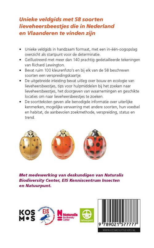 Veldgids lieveheersbeestjes voor Nederland en Vlaanderen