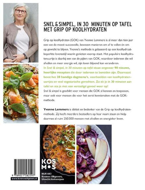 Grip op koolhydraten - snel & simpel, in 30 minuten op tafel