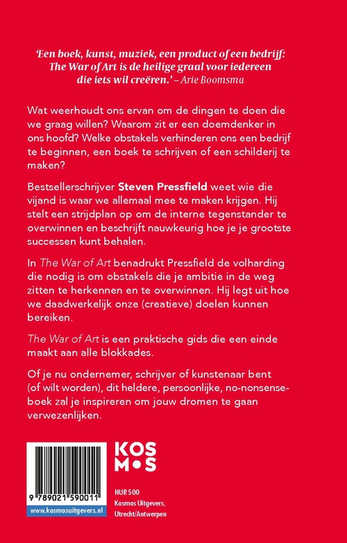 The War of Art - Nederlandse editie