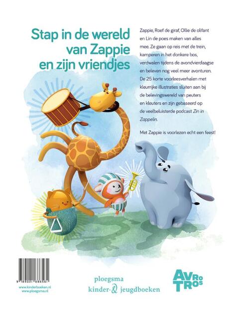 Het grote Zin in Zappelin voorleesboek