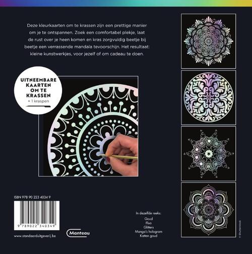 Kraskaarten Mandala's hologram