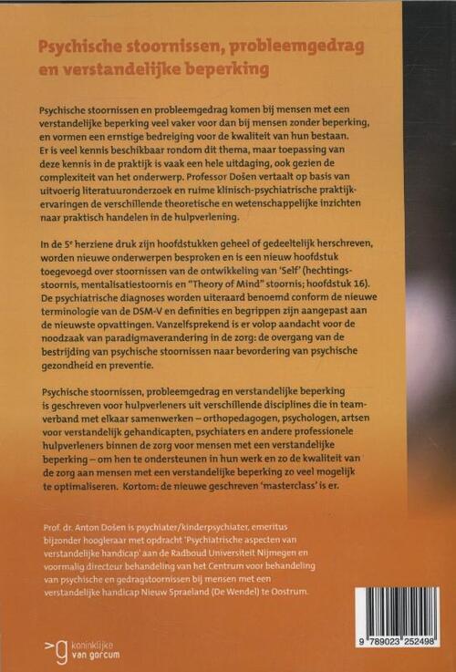 Psychische stoornissen, probleemgedrag en verstandelijke beperking