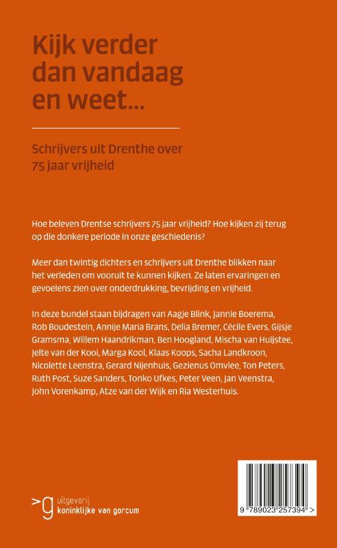 Kijk verder dan vandaag en weet...