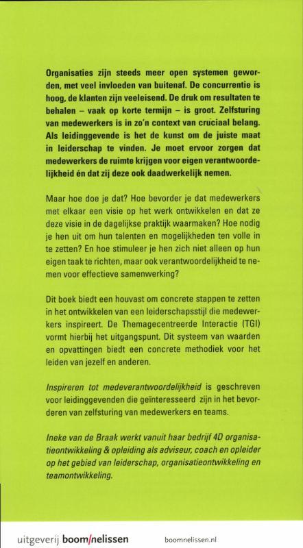 Inspireren tot medeverantwoordelijkheid
