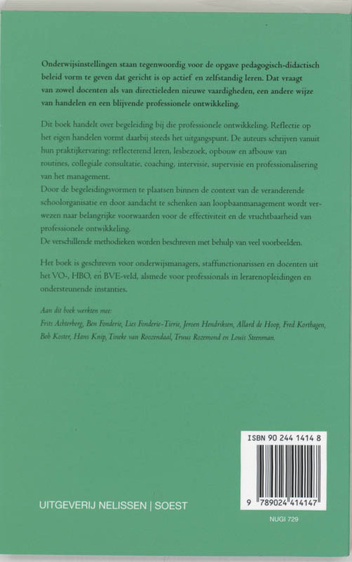 Begeleiden van docenten