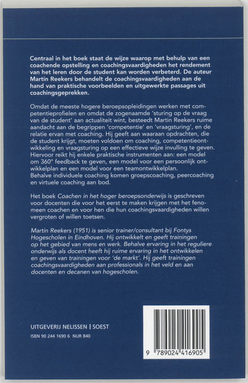 Coachen in het hoger beroepsonderwijs