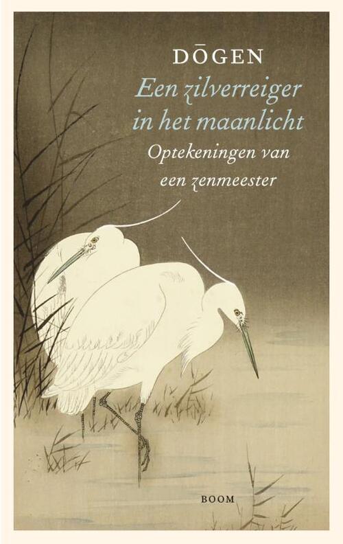 Een zilverreiger in het maanlicht