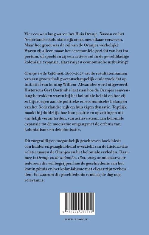 Oranje en de koloniën, 1600-2025