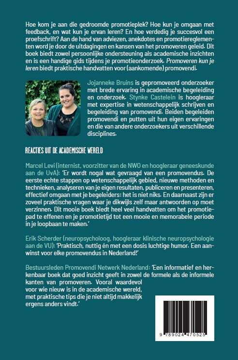 Promoveren kun je leren