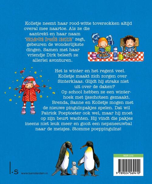 Koning Winter valt in het water