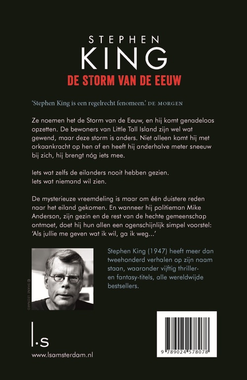 De storm van de eeuw (Storm of the Century) - filmeditie