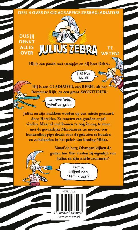 Julius Zebra  4 - Gedonder met de Grieken