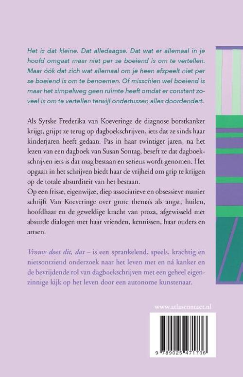 Vrouw doet dit, dat-