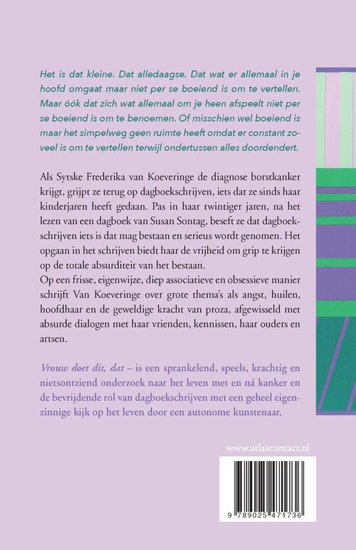 Vrouw doet dit, dat-