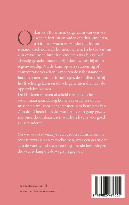 Geen vaarwel vandaag