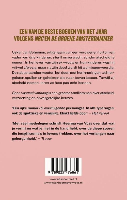 Geen vaarwel vandaag