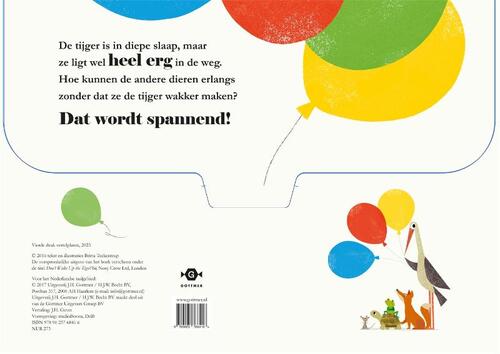 Ssst! De tijger slaapt!