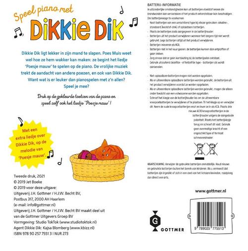 Speel piano met Dikkie Dik