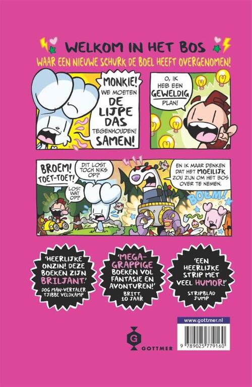 Bunnie vs Monkie en de terugkeer van de Lijpe Das