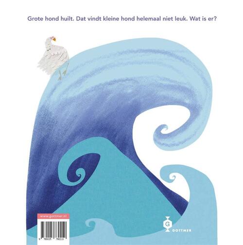 Als grote hond huilt