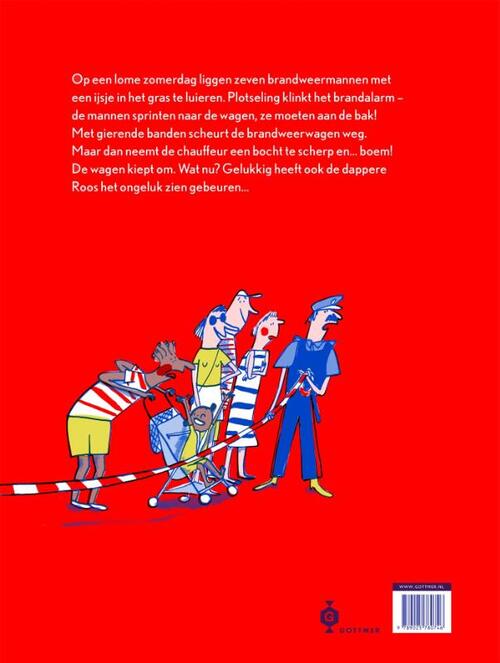 Roos redt de brandweer