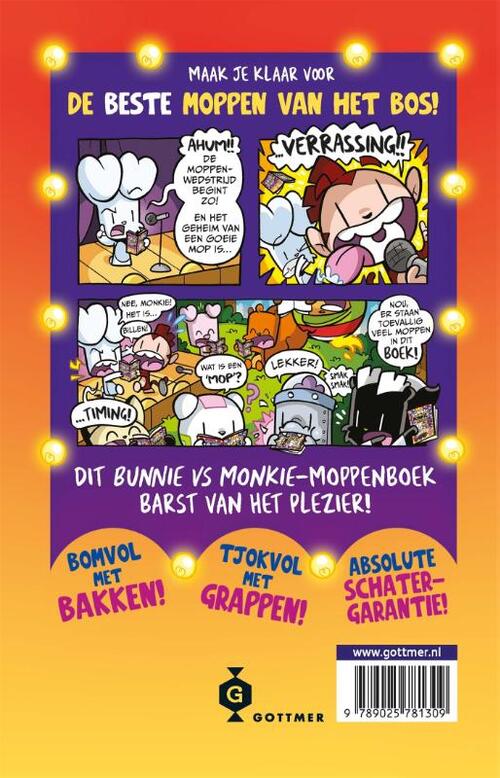 Bunnie vs Monkie en het geniale grappengevecht
