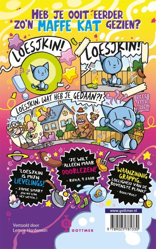 Loesjkin gaat vol in de pudding!