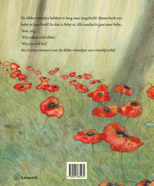 Dikke vriendjes krijgen een baby