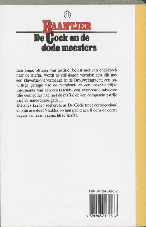De Cock en de dode meesters (deel 41)
