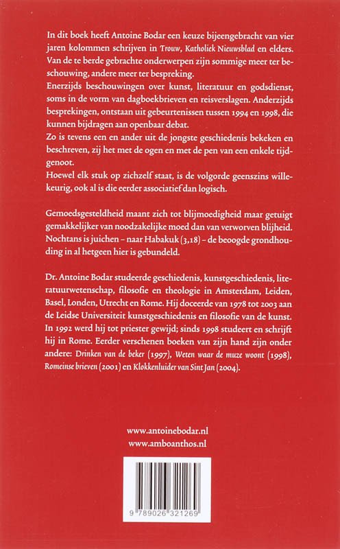 Nochtans zal ik juichen