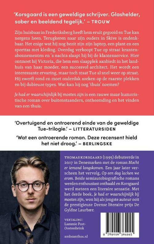 Je had er waarschijnlijk bij moeten zijn