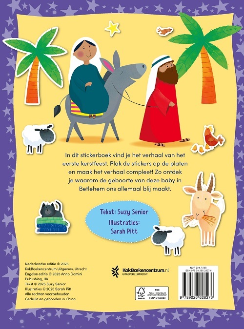 Het vrolijke kerstfeest stickerboek