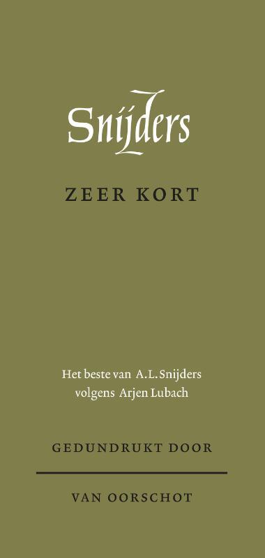Zeer kort