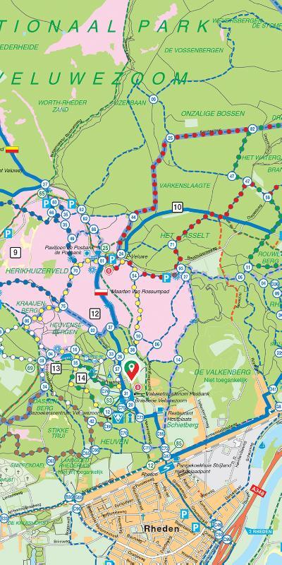 Falk Regiokaart Veluwe Zuid incl. Veluwezoom