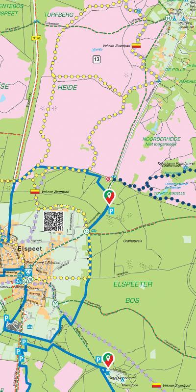 Falk Regiokaart Veluwe Noord