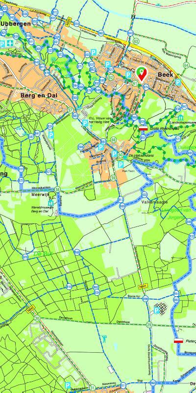 Falk Regiokaart Rijk van Nijmegen