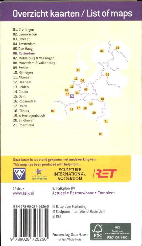 Falk citymap Rotterdam