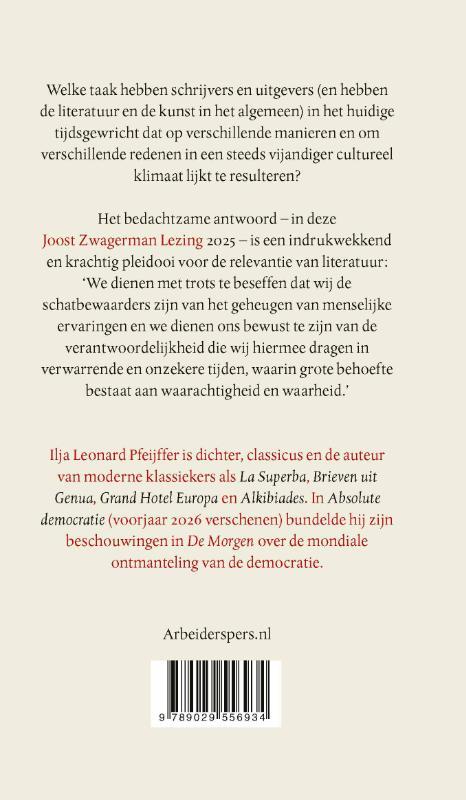 De toekomst van de literatuur