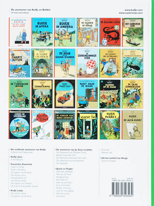 Kuifje - 16 - MANNEN OP DE MAAN (Hardcover)