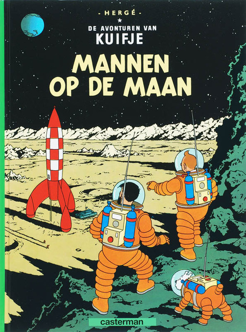 Kuifje - 16 - MANNEN OP DE MAAN (Hardcover)