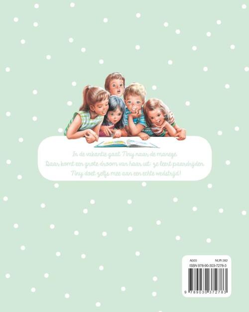 Tiny leert paardrijden