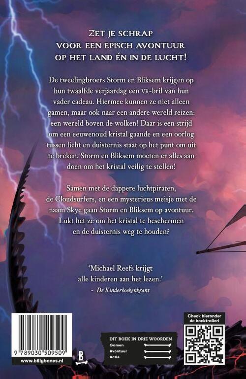 Storm en Bliksem en de vlucht van de cloudsurfers