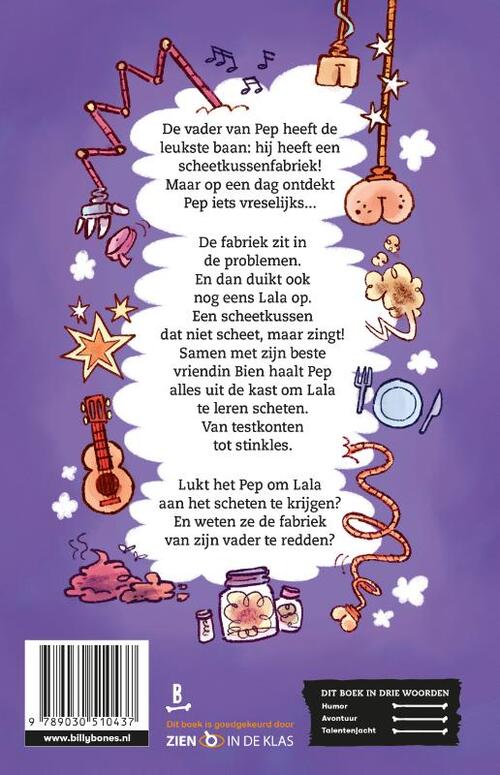 Pep en het zingende scheetkussen